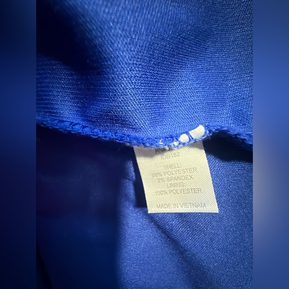 C Brand Royal Blue Dress Cold Shoulder - Picture 4 of 7